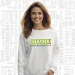 sudadera extremadura mujer blanca sin capucha chacha