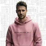 sudadera extremadura hombre rosa lezna