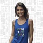 camiseta tirantes extremadura ehpiga azul contentura